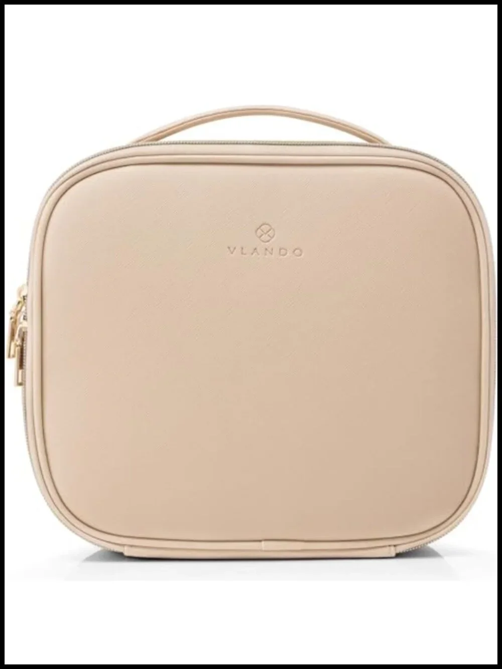Travel Makeup Bag PU Leather Cosmetic Organizer Large Capacity Portable with